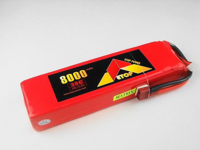 Ｌｉｐｏ　４Ｓー８０００mAh（３５C) Ｅ－Ｔｏｐ　Ｐｏｗｅｒ