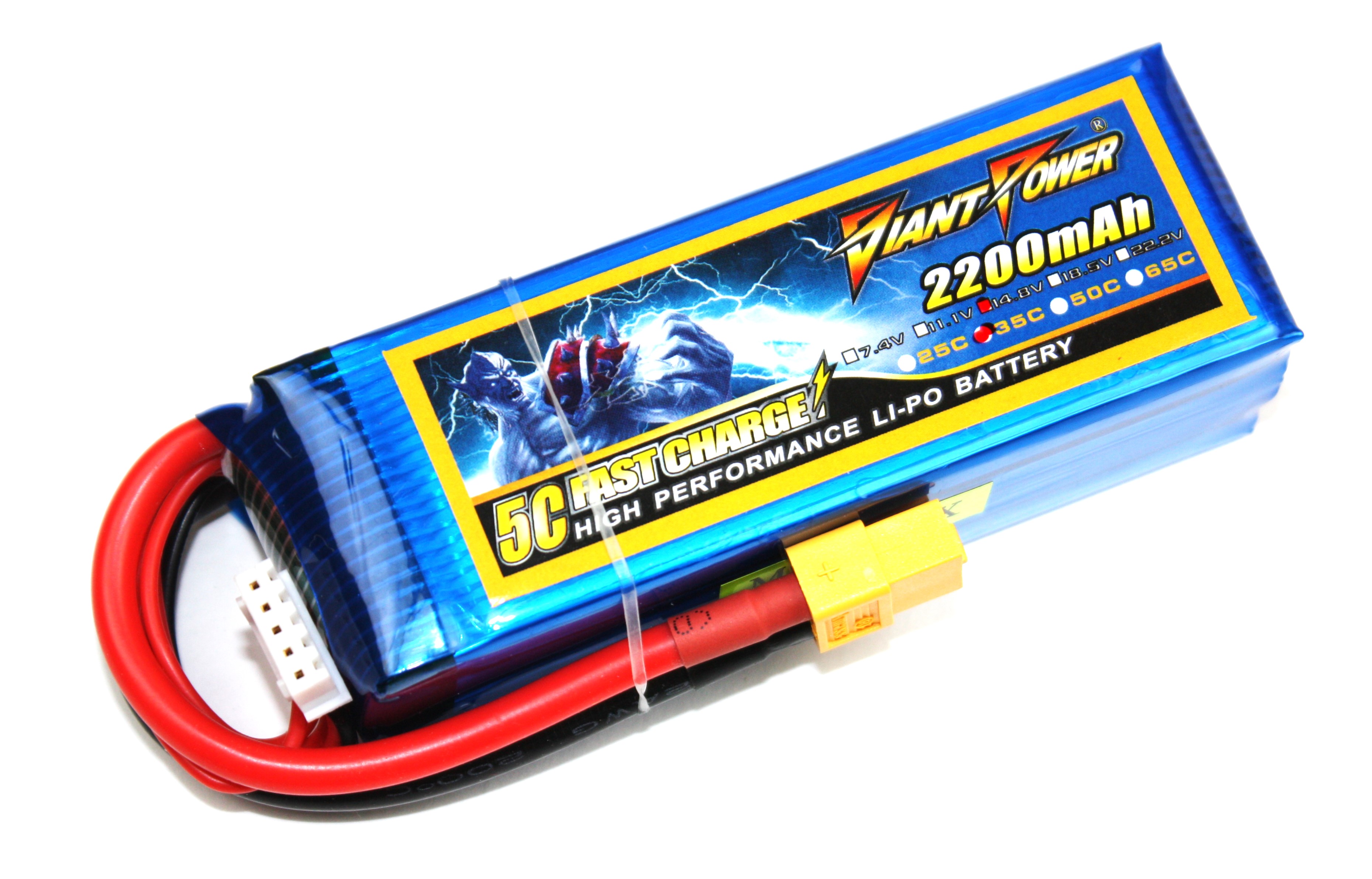 Ｌｉｐｏ　４Ｓー２２００mAh（３５C)ーGiant- Power