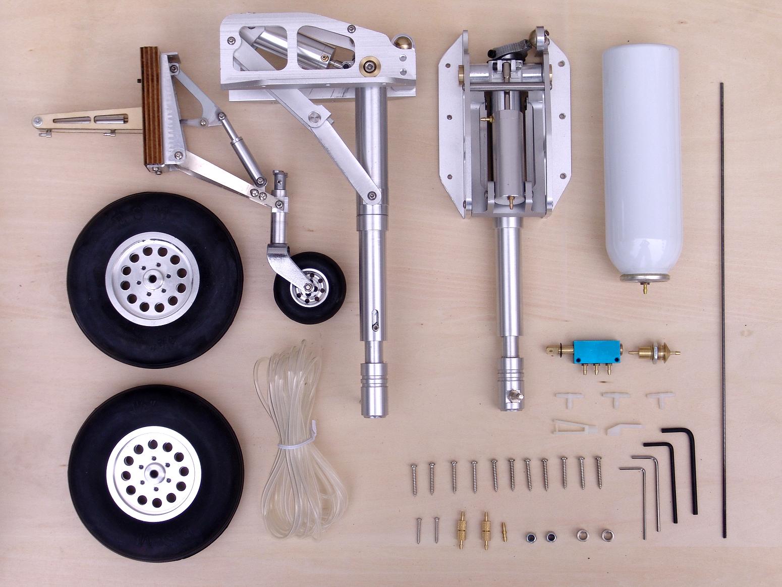 P-40ウォーホーク　50cc専用オレオエアリトラクトセット