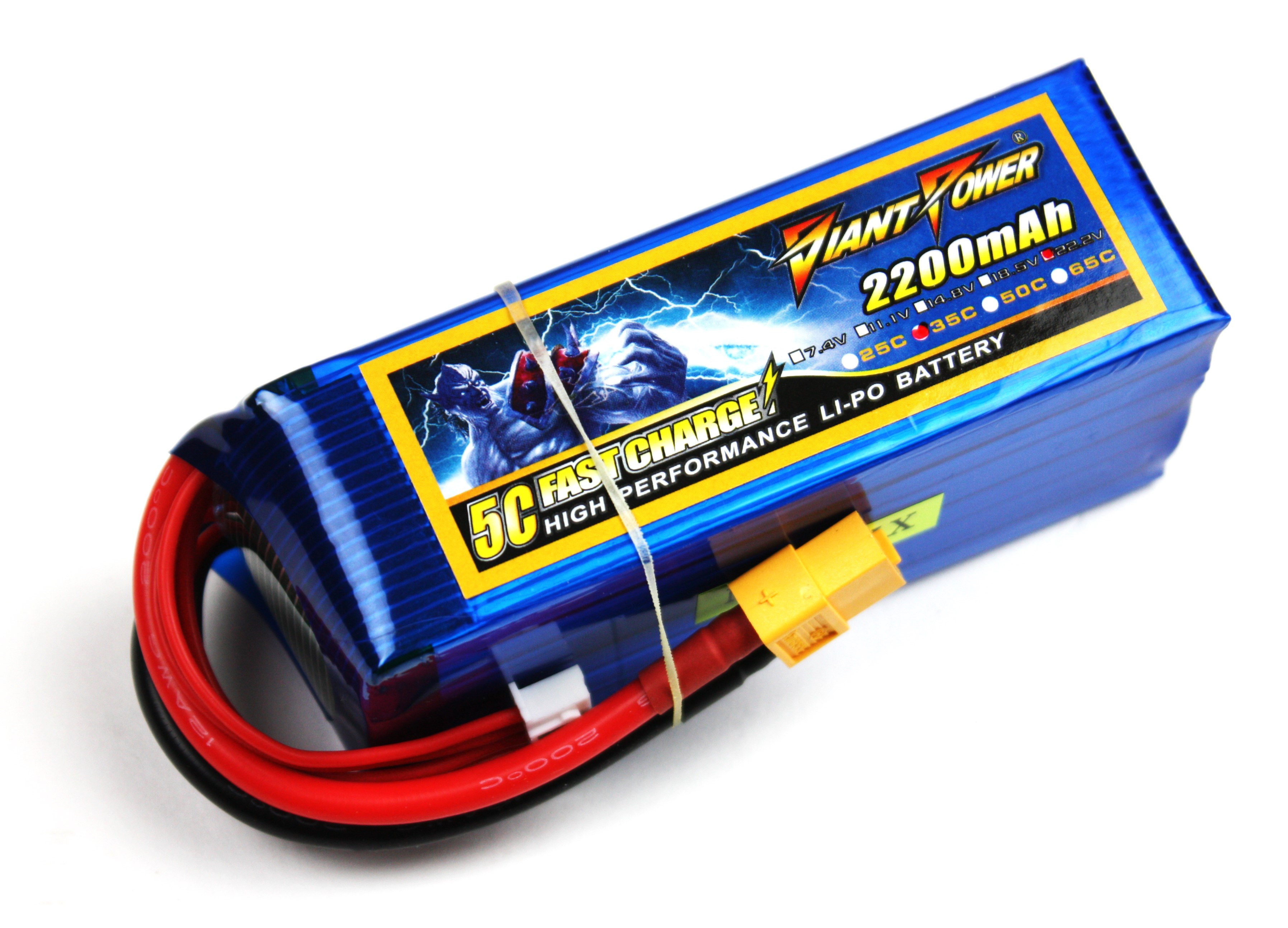 Ｌｉｐｏ　６Ｓー２２００mAh（３５C)Giant- Power