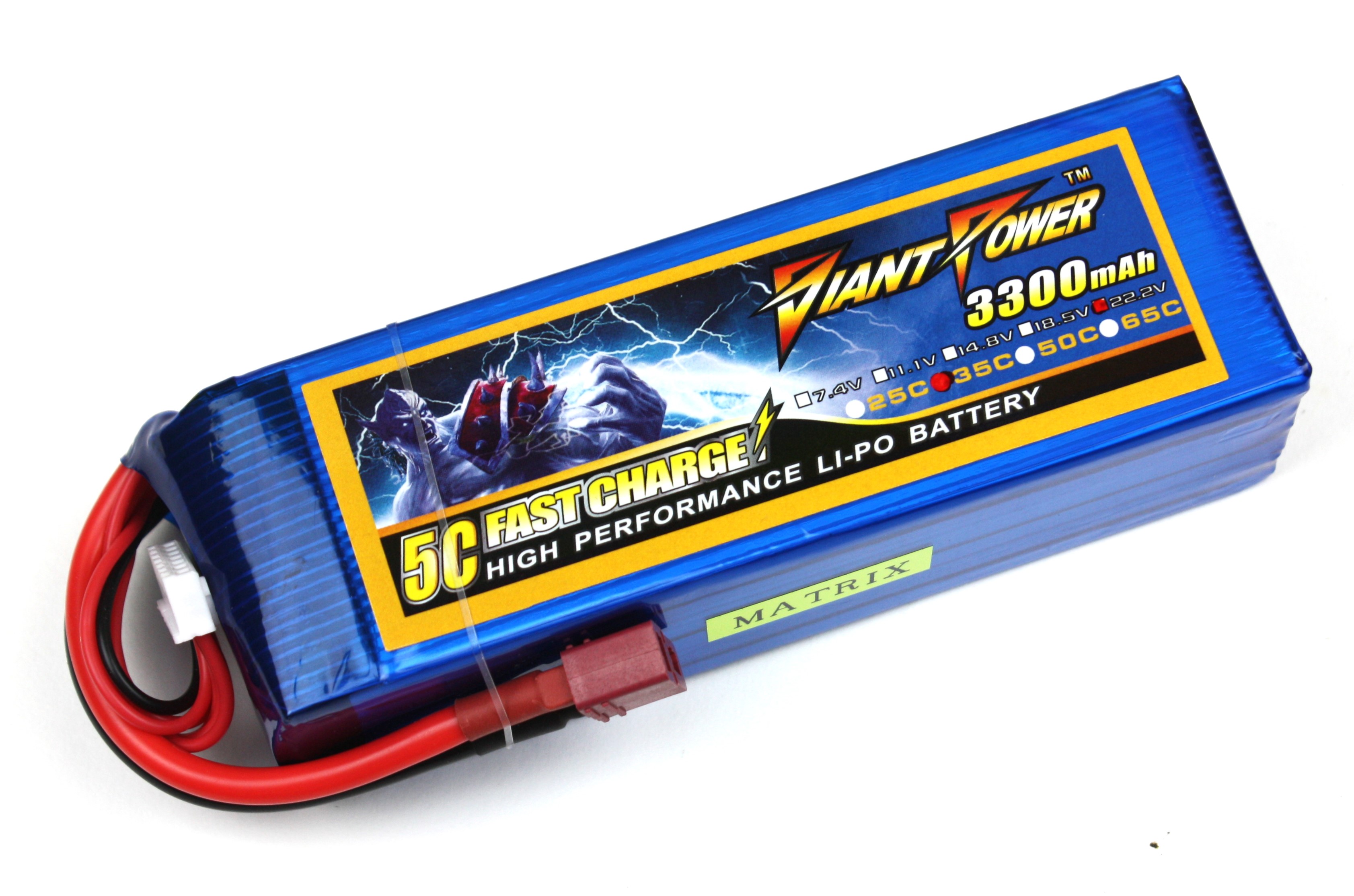 Ｌｉｐｏ　６Ｓー３３００mAh（３５Ｃ）－Ｇｉａｎｔ　Ｐｏｗｅｒ