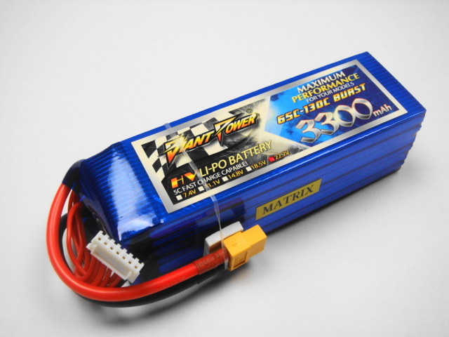 Kypom Lipo 6Sー3300mAh（65C)