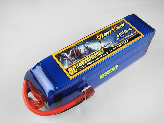 Ｌｉｐｏ　６Ｓー６０００mAh（３５C)ＧＰ