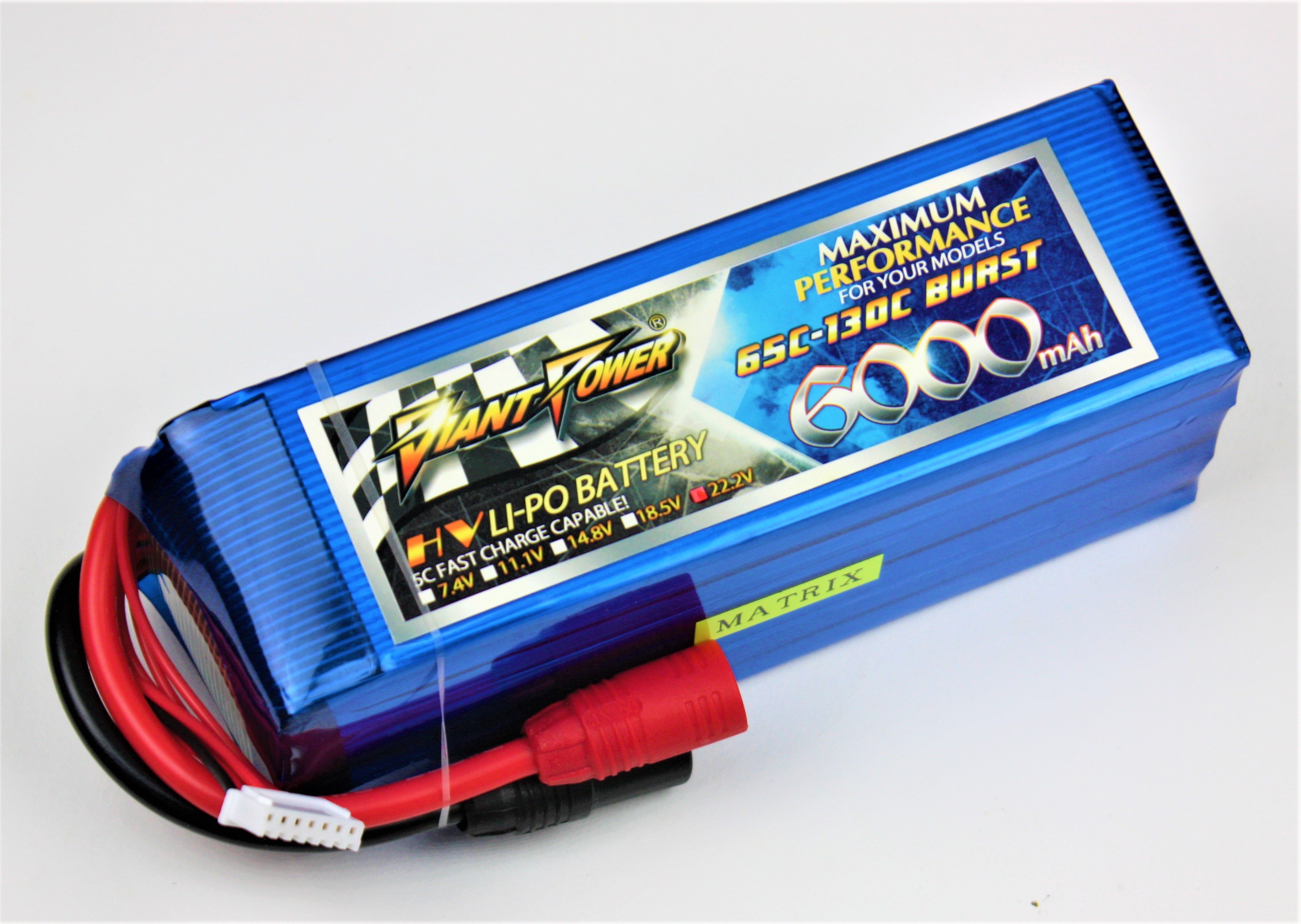 Ｌｉｐｏ　６Ｓー６０００mAh（６５Ｃ）Ｇｉａｎｔ　Ｐｏｗｅｒ