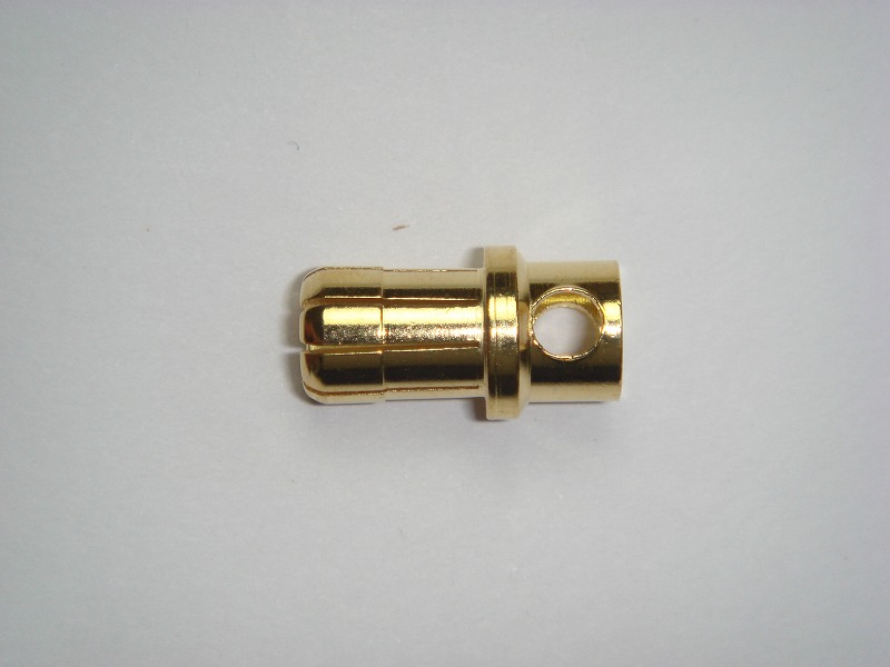 ８ｍｍゴールドコネクター（オス）先割れタイプ