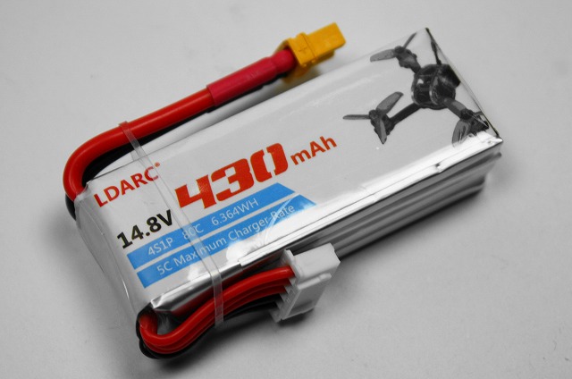 Ｌｉｐｏ　４Ｓ-４３０mAh（８０C)　ＬＤＡＲＣ　KING KONG