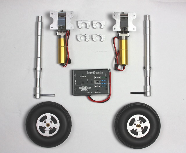スピットファイヤーMK.IX　Ver2(コンポジット機)用２モード電動リトラクトセット