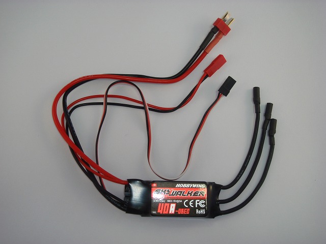 Hobby Wing40A ESC（ＰＴ－１７、ＰＣ－９＆Ｔ－６用）