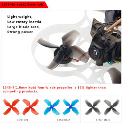TINY　７XS用 1545mm　4blade propeller