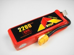 Ｌｉｐｏ　３Ｓ-２２００mAh（３５Ｃ)ＸＴ６０　Ｅ－Ｔｏｐ　Ｐｏｗｅｒ
