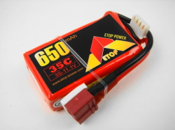 Ｌｉｐｏ　３Ｓ-６５０mAh（３５C) Ｅ－Ｔｏｐ　Ｐｏｗｅｒ