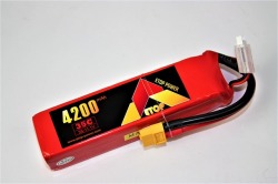 Ｌｉｐｏ　３Ｓ-４２００mAh（３５Ｃ）ＸＴ６０付き（Ｂ）　Ｅ－Ｔｏｐ　Ｐｏｗｅｒ