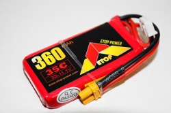 Ｌｉｐｏ　３Ｓ-３６０mAh（３５Ｃ）ＸＴ３０　Ｅ－Ｔｏｐ　Ｐｏｗｅｒ