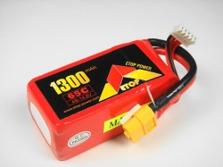 Ｌｉｐｏ　４Ｓー１３００mAh（６５C）　Ｅ－Ｔｏｐ　Ｐｏｗｅｒ