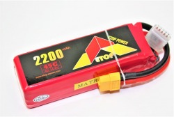 Ｌｉｐｏ　４Ｓー２２００mAh（４５Ｃ）ＸＴ６０付き　Ｅ－Ｔｏｐ　Ｐｏｗｅｒ