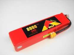 Ｌｉｐｏ　４Ｓー８０００mAh（２５Ｃ) ＸＴ６０　Ｅ－Ｔｏｐ　Ｐｏｗｅｒ