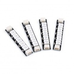 Programmable RGB 5 LED lights(4pcs)