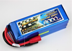 Ｌｉｐｏ　６Ｓー６０００mAh（６５Ｃ）Ｇｉａｎｔ　Ｐｏｗｅｒ