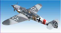 50ccエンジン機 BF－109 50cc