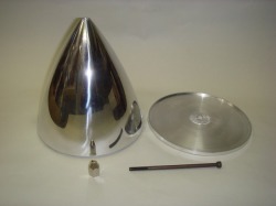 Ｐ－４０ウォーホーク５０ｃｃ用スケールスピンナー(２枚ペラ用）