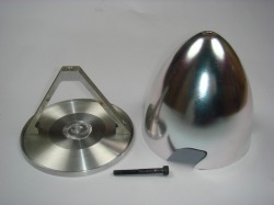 スピットファイヤー５０ｃｃ用スケールスピンナー(３枚ペラ用）