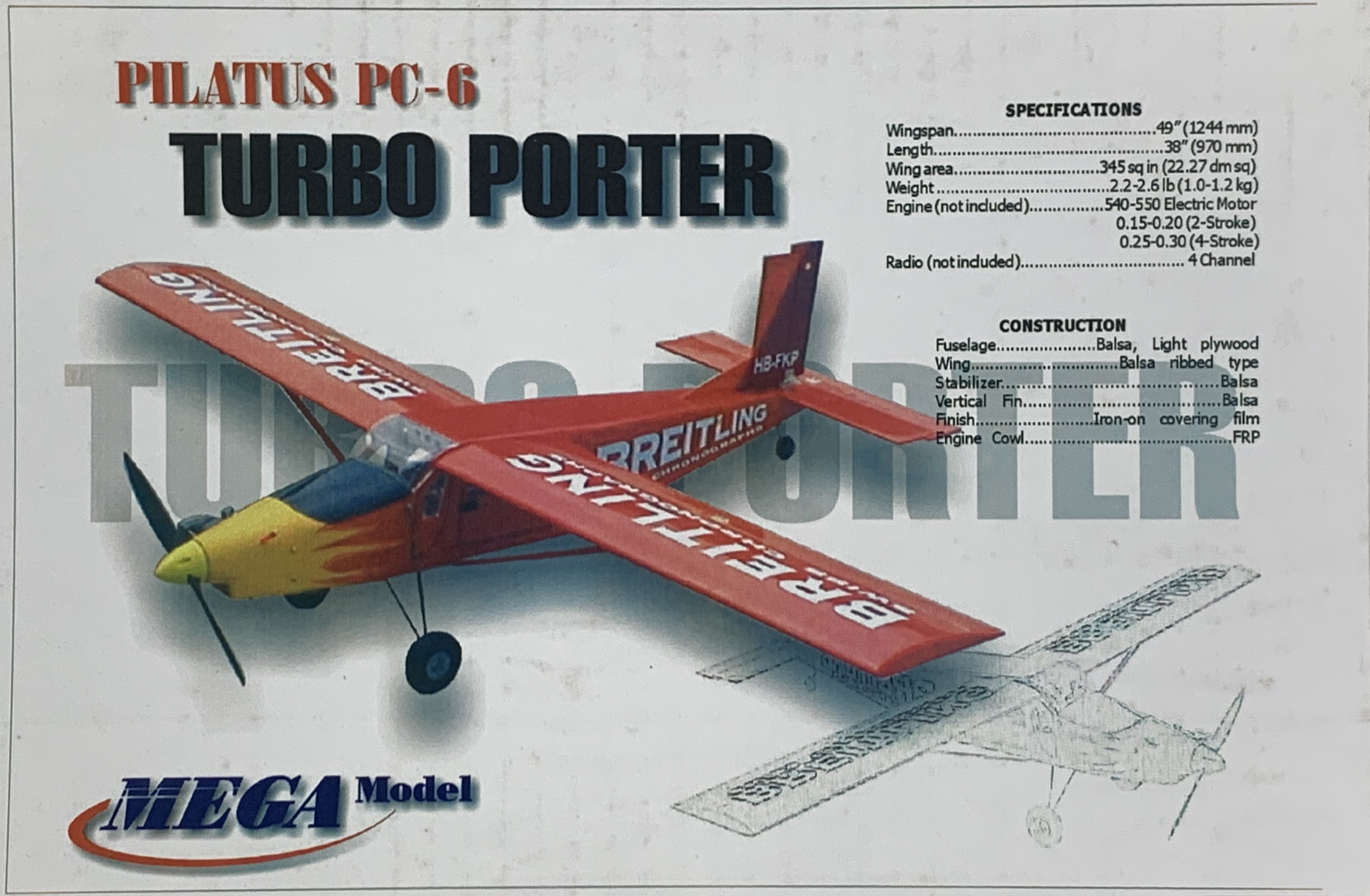 Ｐｉｌａｔａｓ　ＰＣ－６　Ｐｏｒｔｅｒ（ＡＳＴＲＯ　ＨＯＢＢＹ）