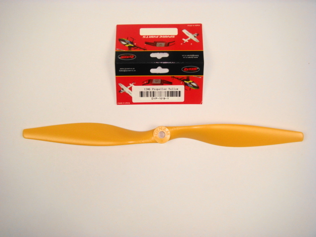 プロペラEP　1３x６　軸径８ｍｍ　黄色　(DYNAM)