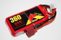 Ｌｉｐｏ　３Ｓ-３６０mAh（３５Ｃ）Ｔ型-　Ｅ－Ｔｏｐ　Ｐｏｗｅｒ