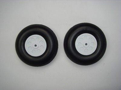 軽量プラスティックホイールタイヤ１０２ｍｍ(２個）