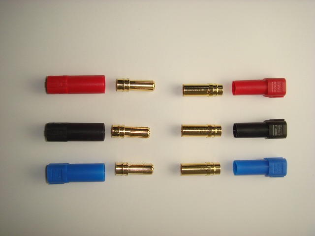ＸＴ１５０：コネクター（６ｍｍ）３色セット