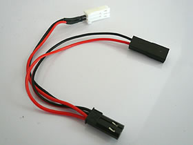 スクエア SGC-17 BECメス-タミヤメス２又コネクター 汎用電装品ライト用変換コネクター