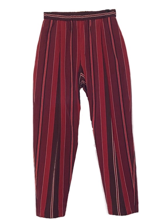 ≪New Arrival≫CASEY CASEY / VERGER ULTIME PANTS/PAPER COT STRIPE[27FP303] [33-262-011]