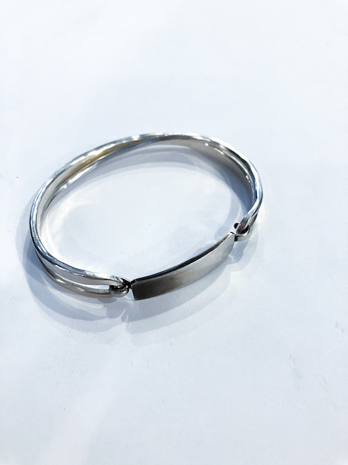 WERKSTATT:MUNCHEN/BRACELET FLAT CROSSED[M2217SI][49-003-005]