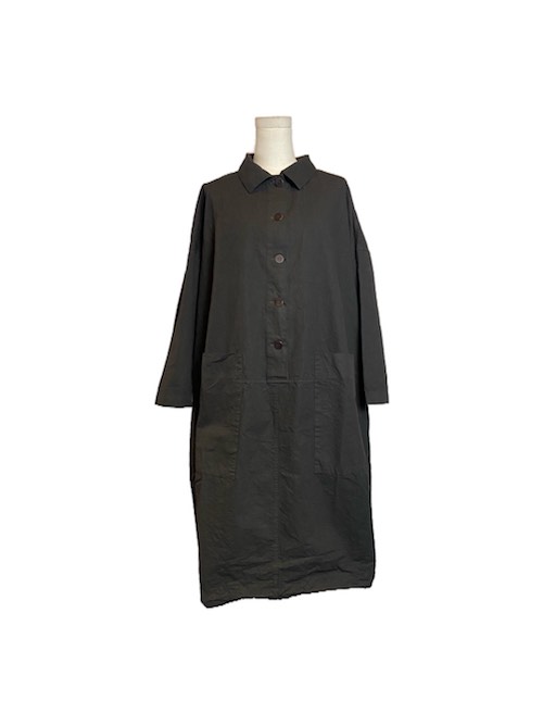 【SALE 30%OFF】ALBUM DI FAMIGLIA/COLLAR DRESS TASCHE CC［25S31-220］ [34-251-0009]