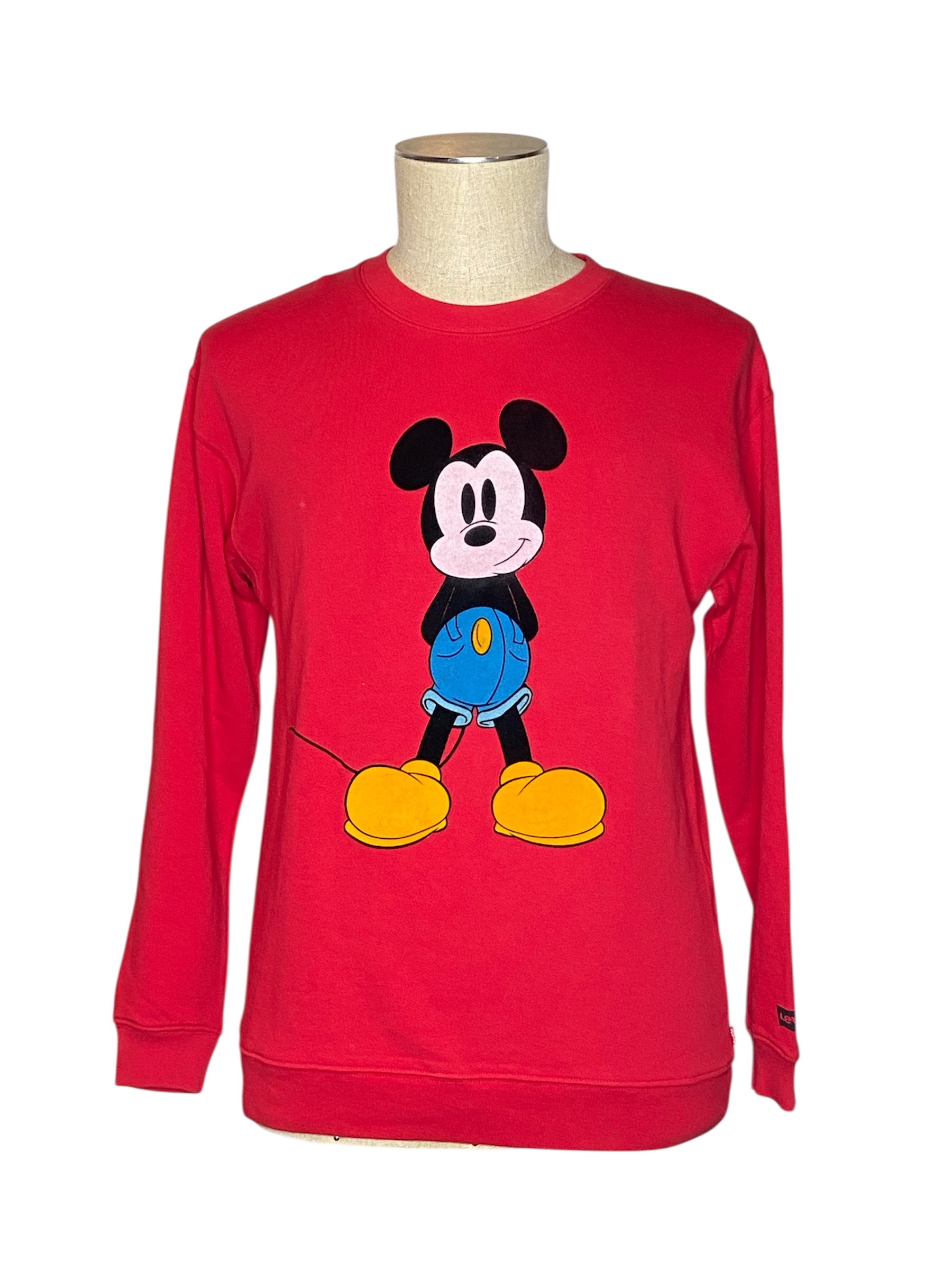 ≪New Arrival≫rdv o globe selection LEVIS RED MICKEY SWEAT/SWEAT CN[49-003-045]