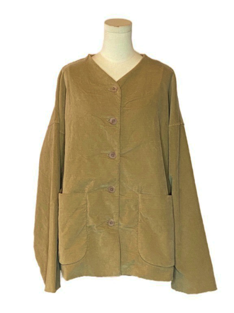 ≪New Arrival≫ALBUM DI FAMIGLIA/VELVET LOOSE JACKET[26W4285］[37-262-002]