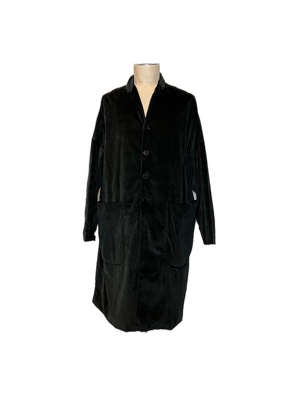 ALBUM DI FAMIGLIA/VELVET LOOSE COAT［24WU4530］ [24-242-0010]