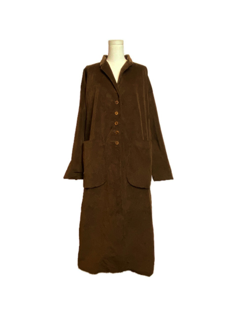 【SALE 30%OFF】ALBUM DI FAMIGLIA/VELVET LONG COAT［24WU45/34］ [34-242-0012]