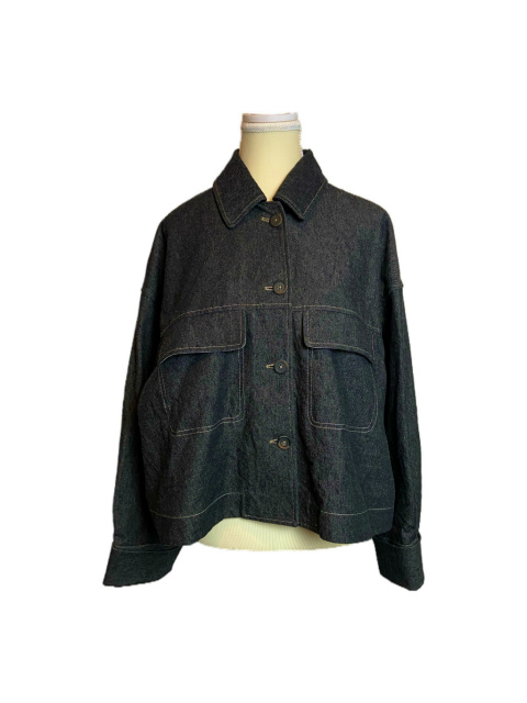 【SALE 40％OFF】FORME D'EXPRESSION/OVER SIZED TRUKER JACKET [DG054/4NJB] [34-242-0001]