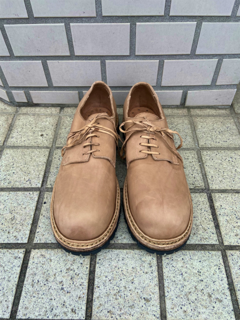 ≪New Arrival≫GUIDI/GR02V/CALF FULL GRAIN LINEDLACED BIG DADDY SHOES SOLE RUBBER[25-242-0002]