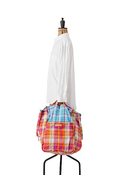 週末限定SALE))美品))AMIACALVA Easy bag(L) Amiacalva - Medium Mixed Plaid Easy Bag in Orange – gravitypope