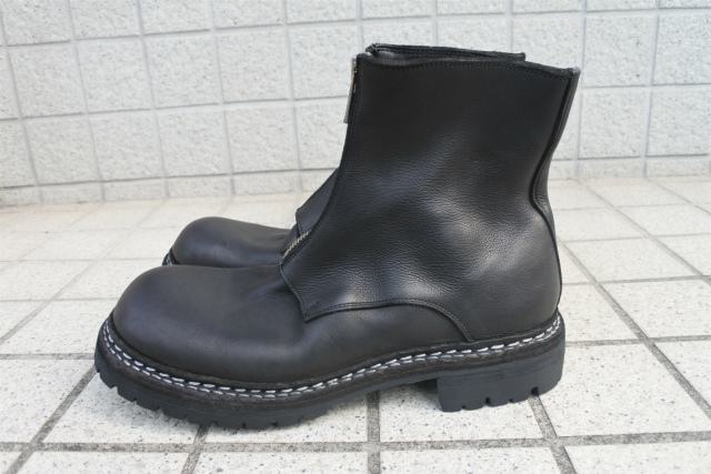 靴 GR05FRV ZIPPED BIG DADDY BOOT Guidi Zip Boots GR05FRV Grey
