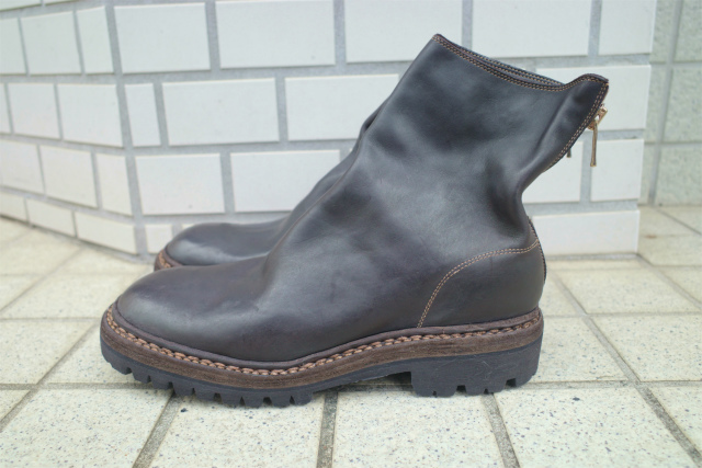 ≪New Arrival≫GUIDI/グイディ/796V_N/HORSE REVERSE BACK ZIP BOOT,SOLE RUBBER[25-232-0003]