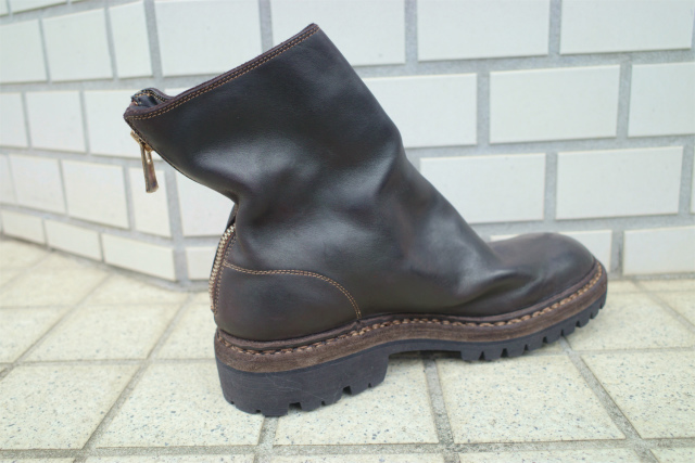 GUIDI/グイディ/796V_N/HORSE REVERSE BACK ZIP BOOT,SOLE RUBBER[25