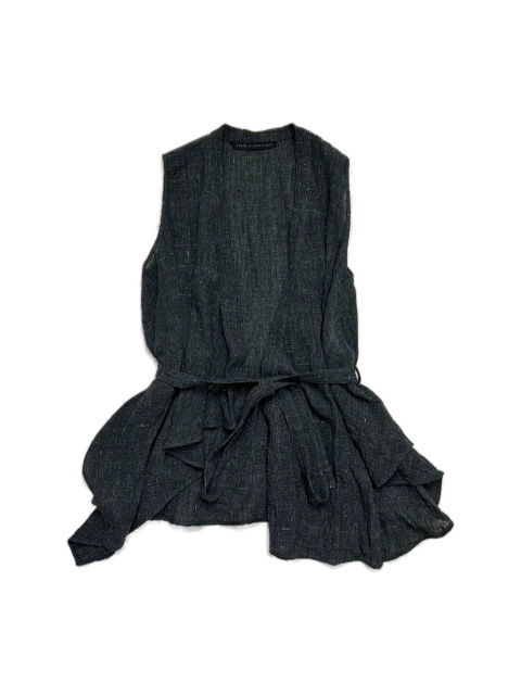 【SALE 40%OFF】FORME D'EXPRESSION/BELTED GILET [DS049] [34-231-0010]