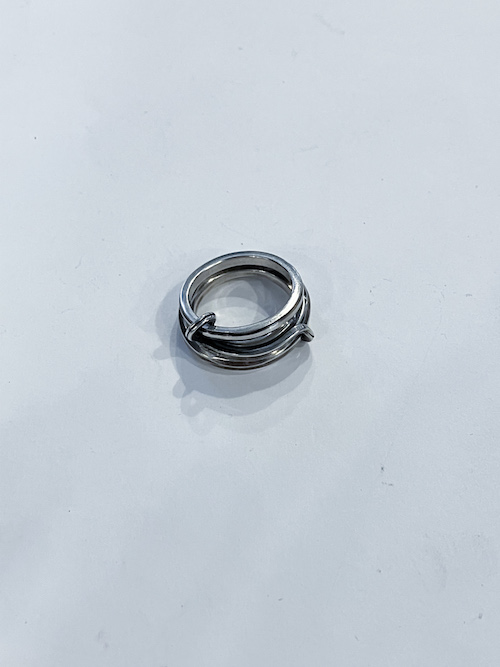 ≪New Arrival≫WERKSTATT:MUNCHEN/CONNECTED RING LONG LINK[M1411SI][49-003-006]