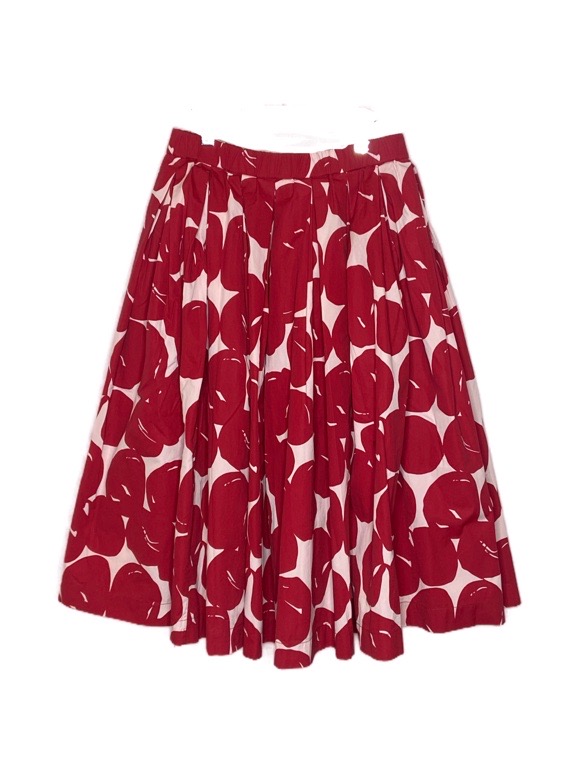 ≪New Arrival≫CASEY CASEY / SKIRT/DOUBLE RIDEAUX/COT POP PRINT [26FJ237] [33-261-002]