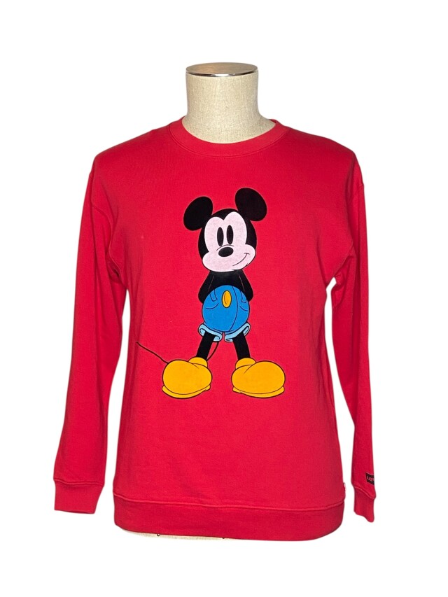 ≪New Arrival≫rdv o globe selection LEVIS RED MICKEY SWEAT/SWEAT CN[49-003-045]