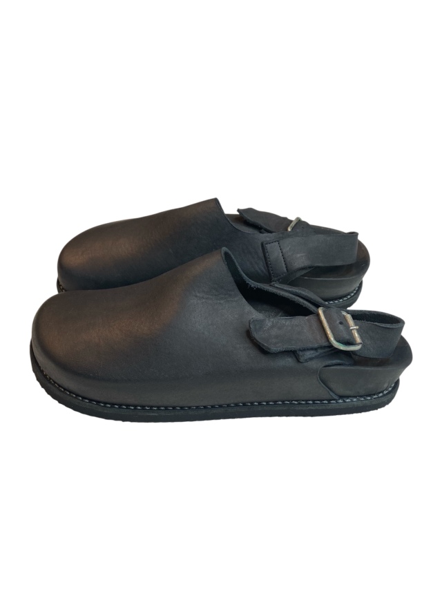 ≪New Arrival≫GUIDI/グイディ/BRK10/CALF BACK SIDE FULL GRAIN SKING BACK SANDAL RUBBER SOLE[25-261-001]