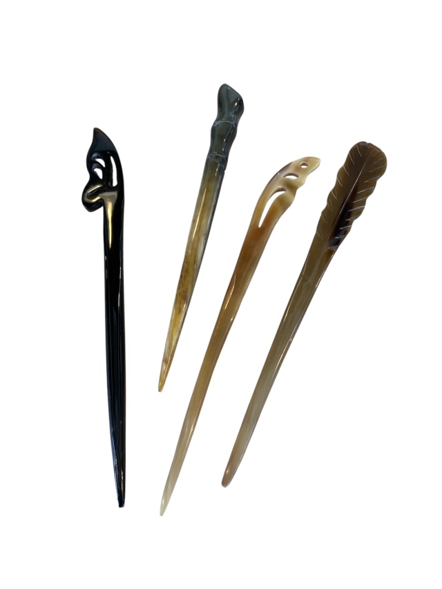 BUFFALO HORN/HAIR STICK. [48-113-0029]